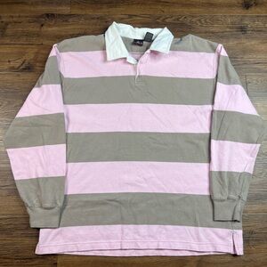 Footlocker Y2K Style Rugby Long Sleeve Polo